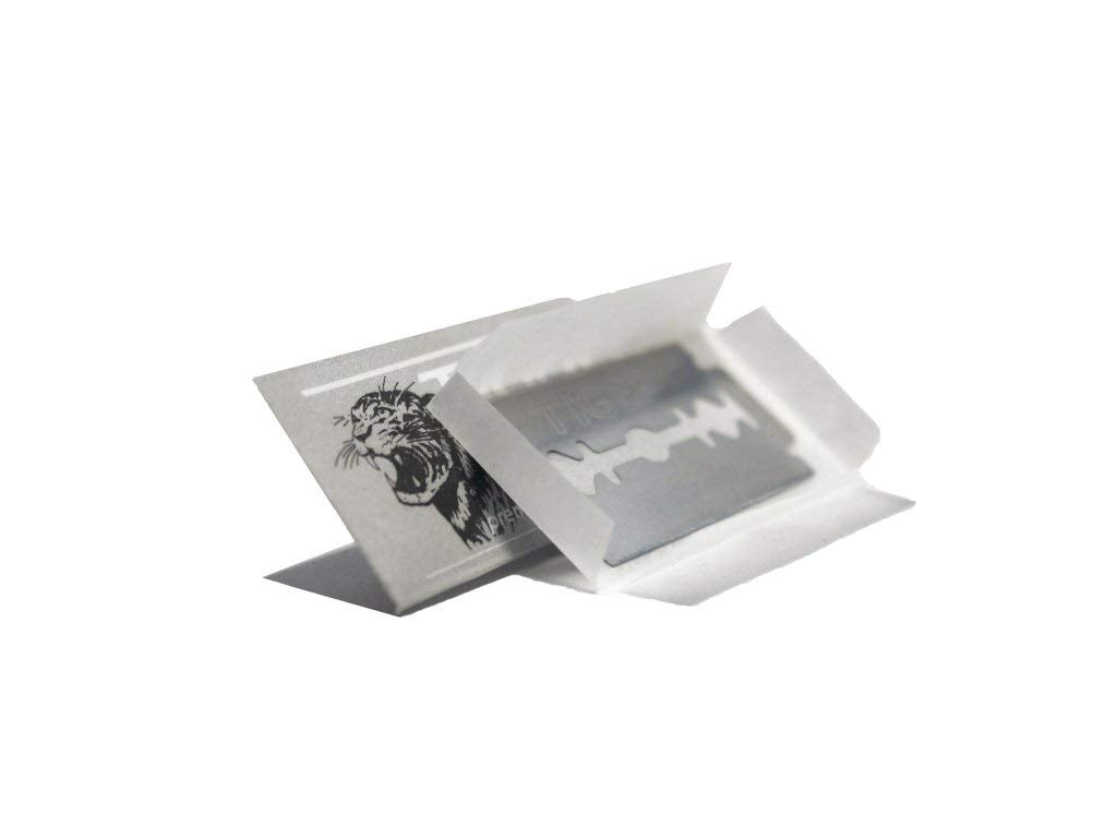Czech Blades 100 Tiger Platinum Double Edge Razor Blades Beauty and Personal Care Czech Blades