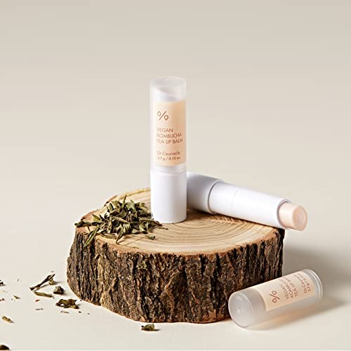Dr.Ceuracle Vegan Kombucha Tea Lip Balm - Soft, Natural, Lightweight, Hydrating Lip Moisturizer for Dry Cracked Lips, Korean Skincare for Stocking Beauty and Personal Care Dr. Ceuracle
