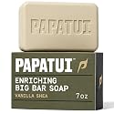 PAPATUI by Dwayne Johnson Enriching Bar Soap for Men | Hydrating Daily cleanser | Moisturizes with Mango Butter and Avocado Oil | Vanilla Shea | 7oz Beauty & Personal Care PAPATUI