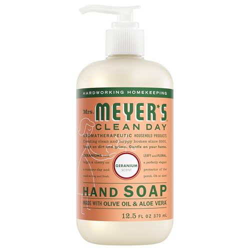 MRS. MEYER'S CLEAN DAY Hand Soap, Geranium Scent, 12.5 Fl Oz Bottle Beauty & Personal Care Mrs. MEYER'S