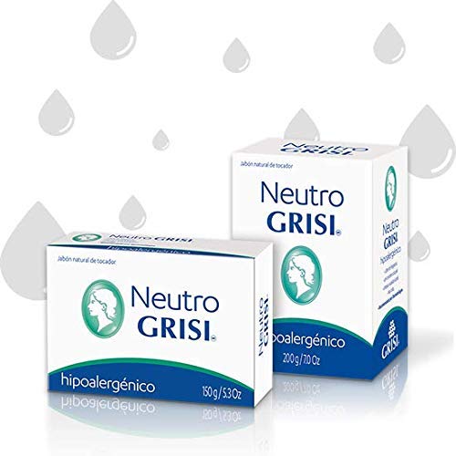 6pk - Neutral Soap - Hypoallergenic - Jabon Neutro - Grisi Beauty & Personal Care Grisi