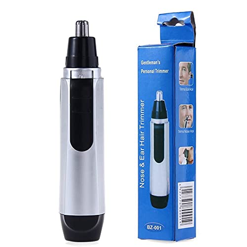 Ear and Nose Hair Trimmer Professional Painless Facial Hair Trimmer for Men and Women, Battery-Operated Beauty and Personal Care Lofty General Trading