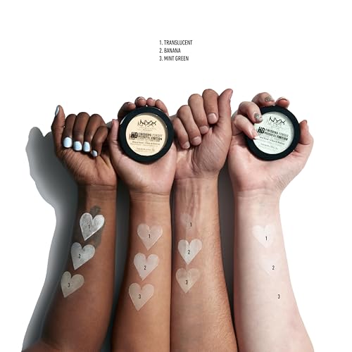 NYX PROFESSIONAL MAKEUP HD Finishing Powder, Pressed Setting Powder - Translucent Beauty & Personal Care NYX PROFESSIONAL MAKEUP