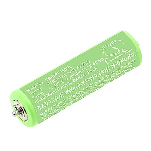 JIAJIESHI Replacement Battery Fit for Braun 140, 140 5685 Series 1, 150, 150 5685 Series 1, 150S-1, 195S, 197S, 199, 199S, 3000, 3000BT, 3000s, 3010 Beauty and Personal Care JIAJIESHI