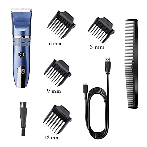 GLESVOWIO Hair Clippers Professional Cordless USB Electric Clipper for Men Beard Trimmer Powerful Machine Rechargeable Beauty and Personal Care GLESVOWIO