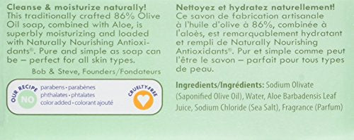 Kiss My Face Soap Bar Olive & Aloe with sea Salt 8 Ounce (235ml) (6 Pack) Beauty & Personal Care Kiss My Face