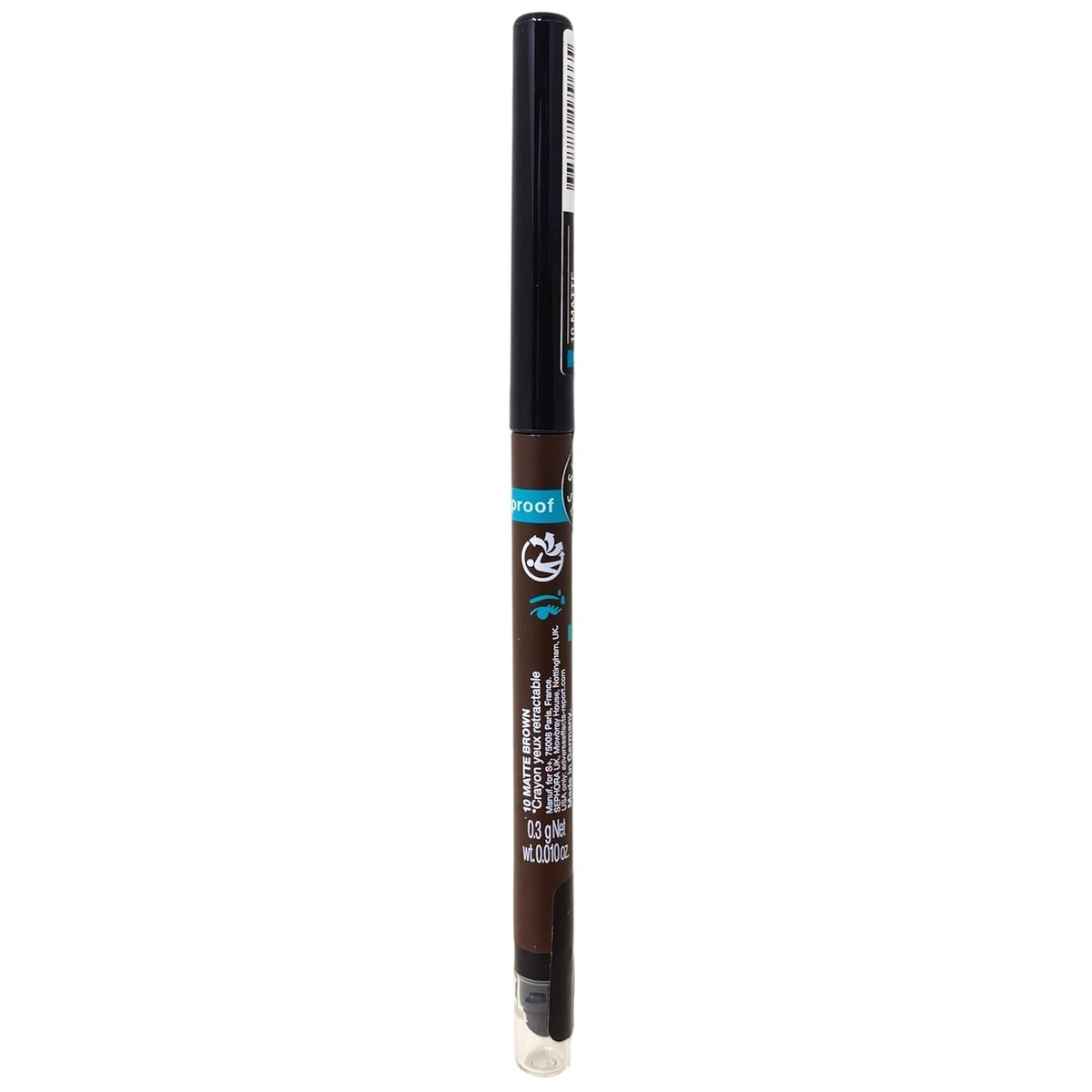SEPHORA Collection Waterproof 12H Retractable Eyeliner - 10 Matte Brown