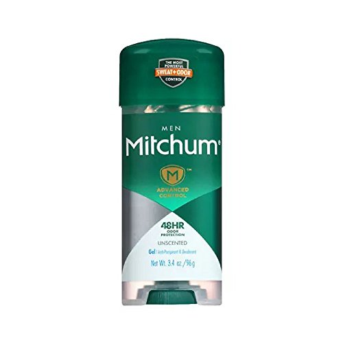 Mitchum Advanced Control Unscented Gel, Anti-Perspirant & Deodarant 3.4 oz (Pack of 5) Beauty and Personal Care Mitchum