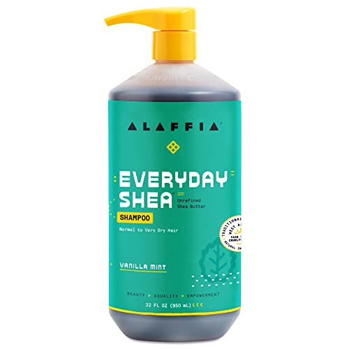 Alaffia EveryDay Shea Shampoo, Gently Cleansing Shampoo for Normal to Dry Hair, Made with Fair Trade Shea Butter, Cruelty Free, Vegan, No Parabens Beauty & Personal Care Alaffia
