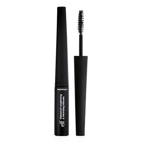 E.L.F, Black Waterproof Lengthening And Volumizing Mascara, 4 Count Beauty & Personal Care e.l.f. cosmetics
