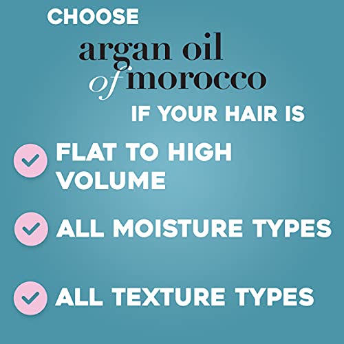 OGX Renewing and Cold-Pressed Argan Oil of Morocco Hydrating Shampoo, to Help Moisturize, Soften & Strengthen Hair, Paraben & Sulfate Free
