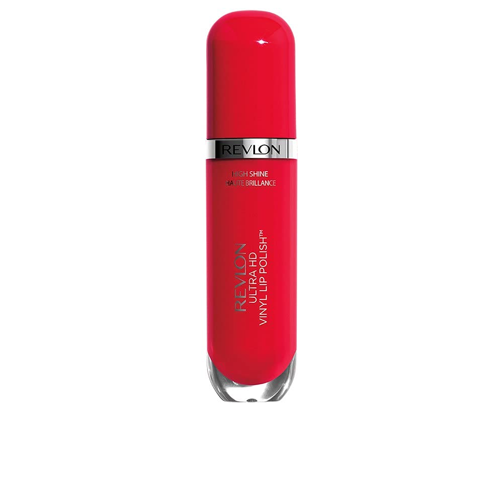 Revlon Ultra HD Vinyl Lip Polish, Liquid Lipstick with Aloe Leaf Extract and Vitamin E , 905 She’s on Fire, 0.16 oz Beauty & Personal Care REVLON