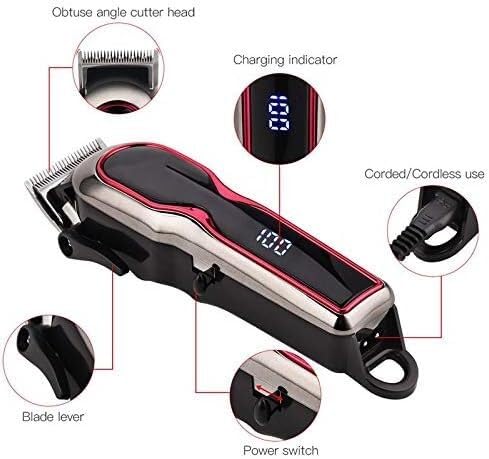 Professional Haircut Cordless Hair Clipper and Electric Nose Hair Trimmer Men Cutter Hair Cutting Beard Razor Cleaning Machine 0 Beauty and Personal Care RomildaYuan