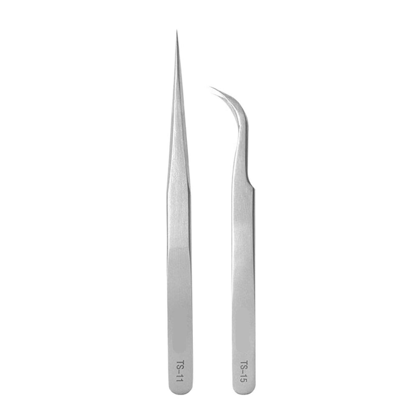 Precision Tweezers Stainless Steel Straight Curved Tip Tweezers(2 IN 1) Beauty and Personal Care ZYCZYCZZ