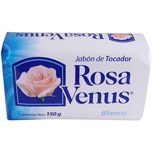 Rosa Venus White Jabon Bar Soap 5.3 oz (Pack 4) Beauty & Personal Care Rosa Venus