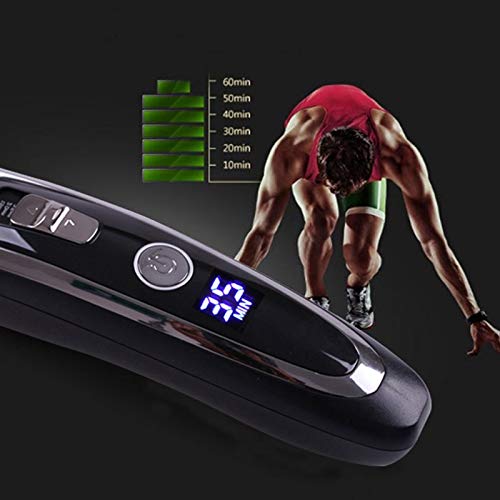 ZUIAI Professional Rechargeable Electric Hair Clipper Digital Hair Beard Razors Trimmer Men's Cordless Haircut Machine Beauty and Personal Care ZUIAI