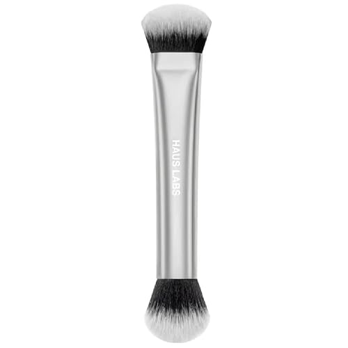 HAUS LABS BY LADY GAGA Dual-Ended Multi-Purpose Brush, Grey Beauty & Personal Care HAUS LABS BY LADY GAGA
