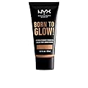 NYX PROFESSIONAL MAKEUP Born To Glow Naturally Radiant Foundation, Medium Coverage - Tan Beauty & Personal Care NYX PROFESSIONAL MAKEUP