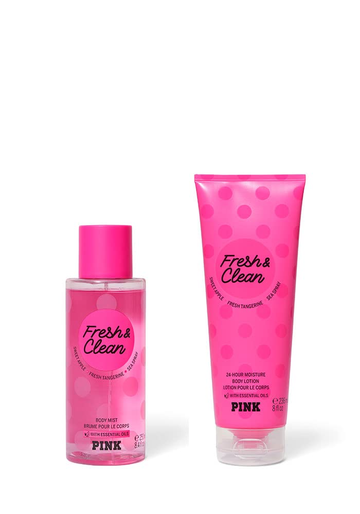 Victoria's Secret Pink Fresh & Clean Mist & Lotion Set Beauty & Personal Care Victoria's Secret
