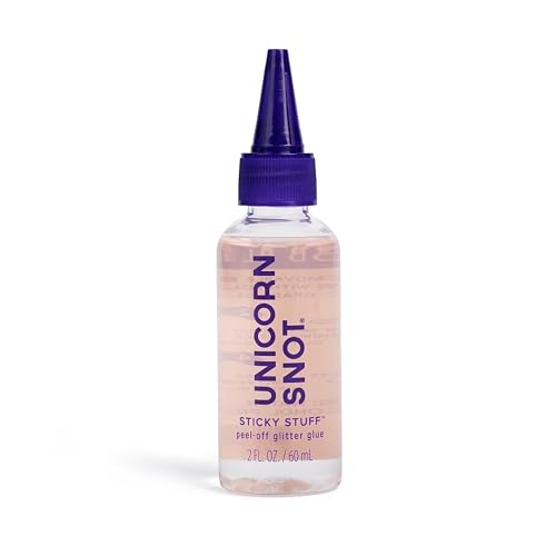 UNICORN SNOT Glitter Glue Primer | Sticky Stuff™ Peel Off Glitter Glue for Long-Lasting Perfection | Halloween Costume Makeup, Dries Clear Beauty & Personal Care UNICORN SNOT
