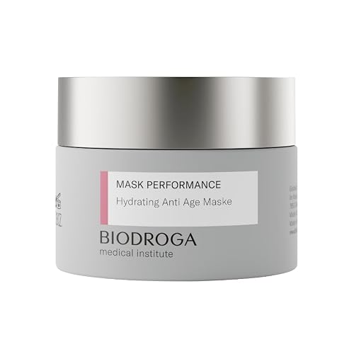 Biodroga Mask Performance - Hydrating + Firming Anti Age Mask (1.8 oz) - with 5 Peptide Complex, Oligo Hyaluronic Acid - NO Fragance, Colouring Beauty & Personal Care BIODROGA