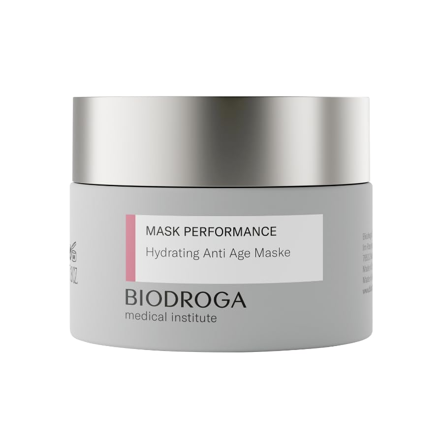 Biodroga Mask Performance - Hydrating + Firming Anti Age Mask (1.8 oz) - with 5 Peptide Complex, Oligo Hyaluronic Acid - NO Fragance, Colouring Beauty & Personal Care BIODROGA