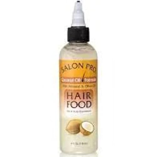 Salon Pro Hair Food, Coconut Oil With Almond & Olive Oil, 4 Ounce Beauty & Personal Care SalonPro