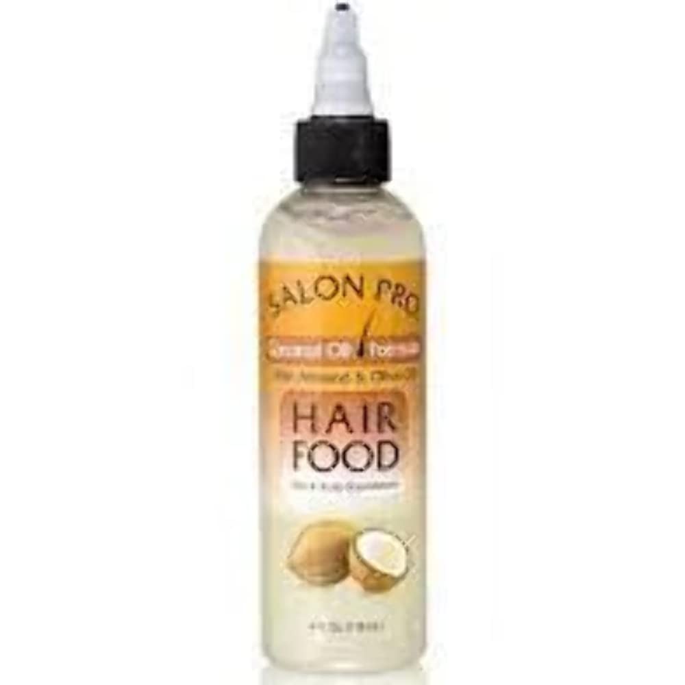 Salon Pro Hair Food, Coconut Oil With Almond & Olive Oil, 4 Ounce Beauty & Personal Care SalonPro