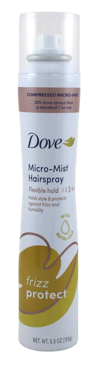 Dove Style + Care Hair Spray Flexible Hold 5.5 oz (Pack of 2) Beauty & Personal Care Dove