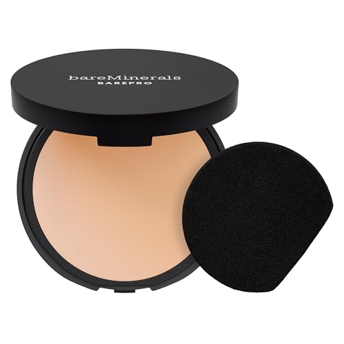bareMinerals Barepro 24HR Skin-Perfecting Powder Foundation, Matte Pressed Powder Foundation Full Coverage with Plant-Based Squalene, Oil Control Beauty & Personal Care bareMinerals