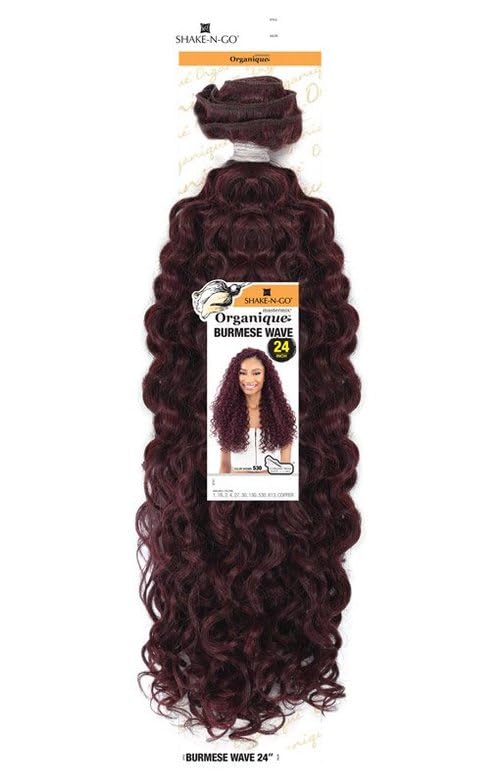 Shake-N-Go Weave Organique Mastermix Burmese Wave 24" (COPPER)
