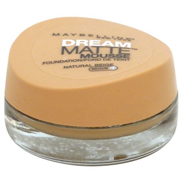 Maybelline New York Dream Matte Mousse Foundation, Natural Beige, 0.64 oz. Beauty & Personal Care MAYBELLINE
