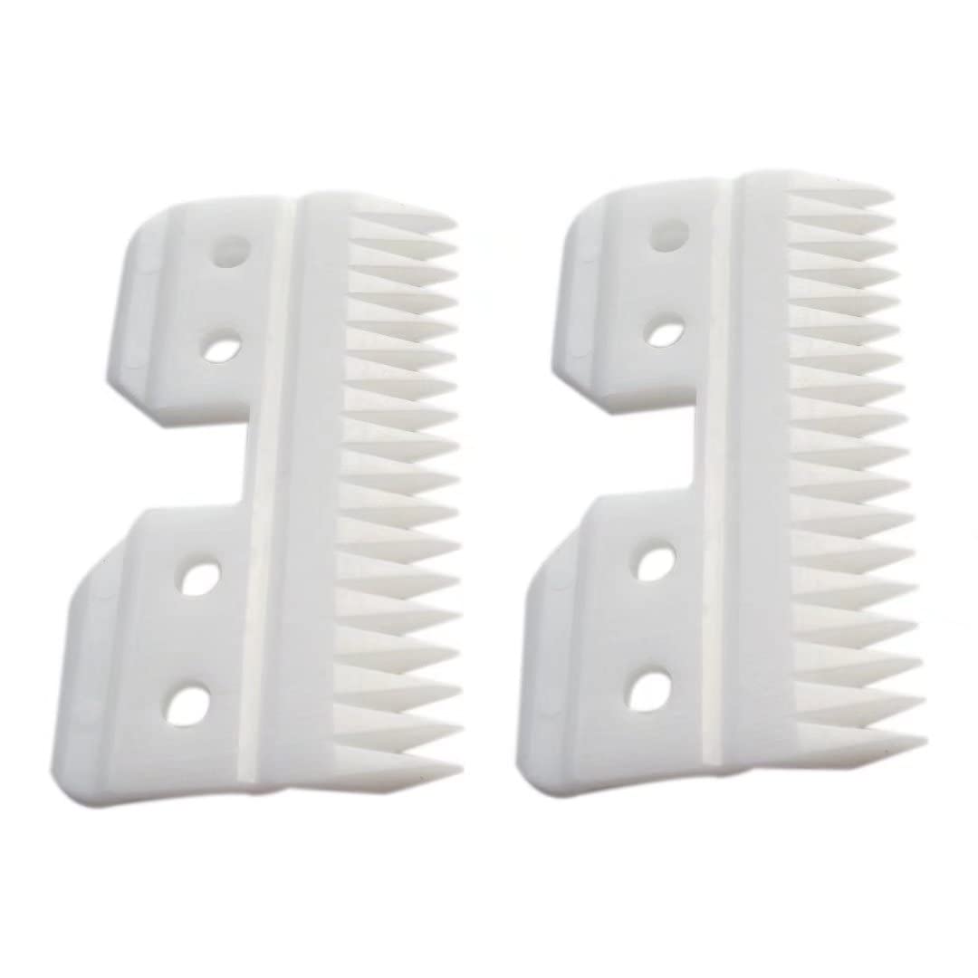 2023 Upgraded Professional Replacement Blade Cutter for Oster Fast Feed, 18 Teeth Ceramic Moving Blade 2pcs Beauty and Personal Care USonline911
