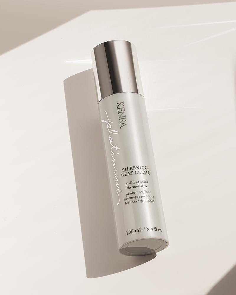 Kenra Professional Platinum Silkening Heat Crème | Brilliant Shine Thermal Styler | All Hair Types | 3.4 fl. Oz (2-Pack) Beauty & Personal Care Kenra