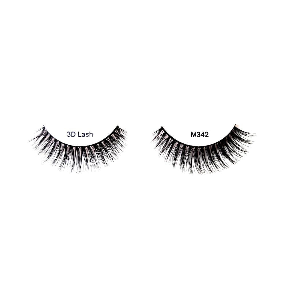 "4 Pairs" Miss Lash 100% Handmade Tapered 3D Volume lash M342 Beauty & Personal Care MISS LASH