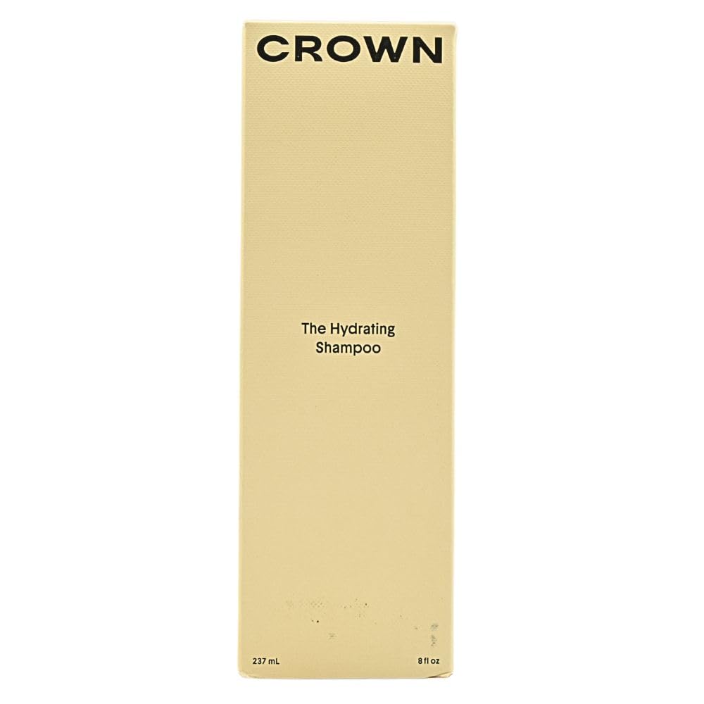 CROWN AFFAIR The Hydrating Shampoo 8oz - Creamy Cleanser for Dry, Damaged Hair with Tsubaki Oil & Red Algae Extract