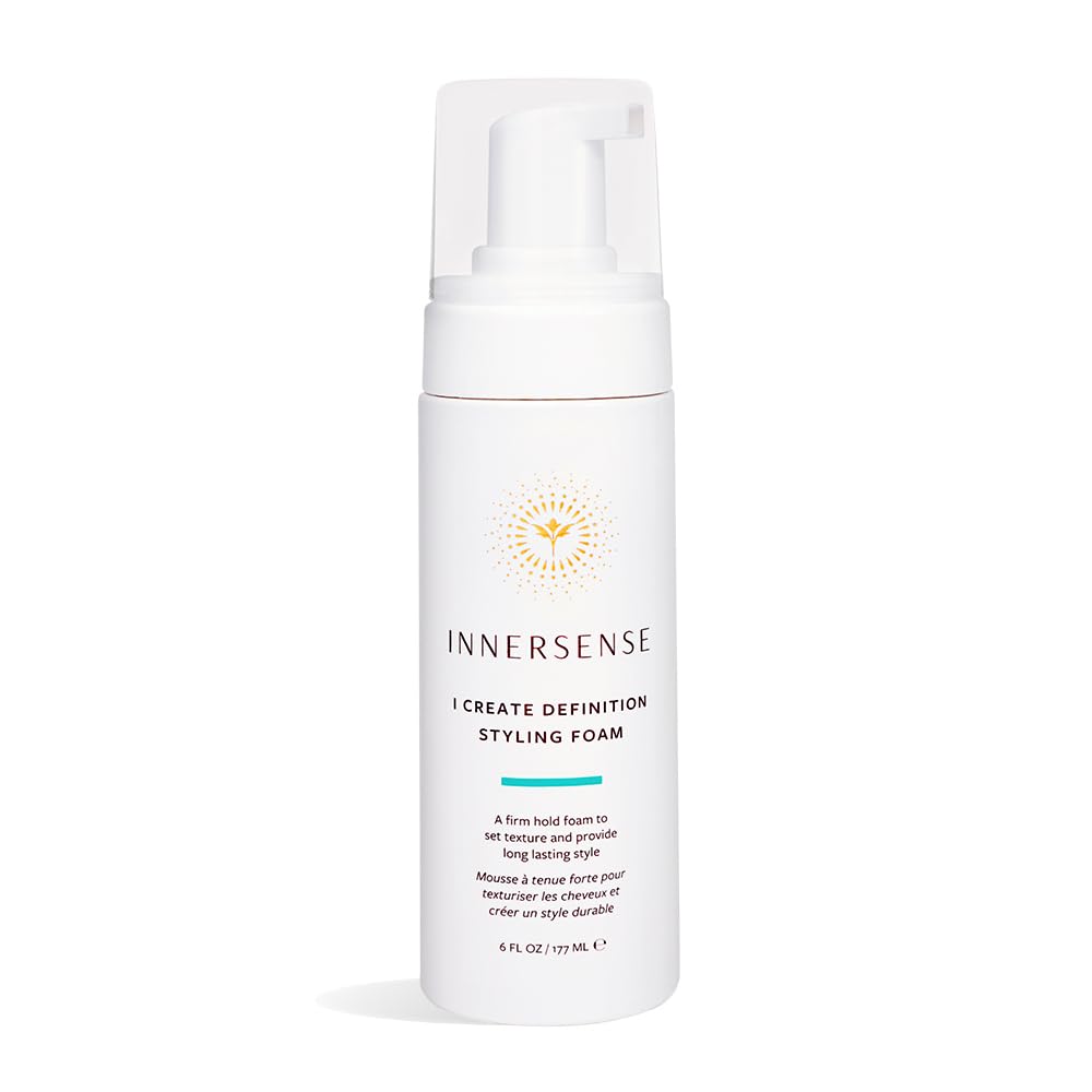 INNERSENSE Organic Beauty - Natural I Create Definition Styling Foam | Clean Haircare For Long-Lasting Curls (6 fl oz | 177 ml) Beauty & Personal Care INNERSENSE