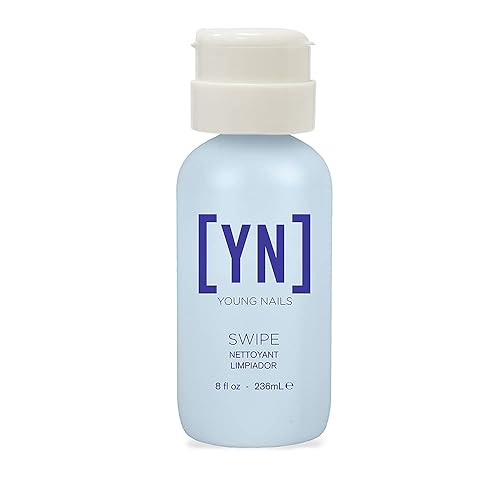 Young Nails Nail Swipe- Nail Dehydrator, Primer for Gel & Acrylic, Nail Prep Cleansing, Oil/Dust Remover for Gel Nail Polish, Acrylic Powder, 8 fl oz Beauty & Personal Care Young Nails