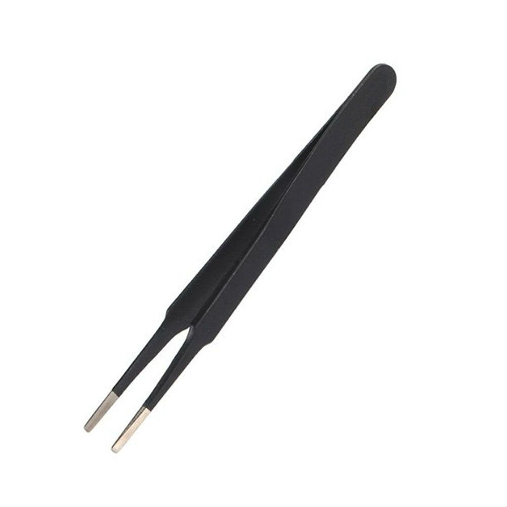 AKOAK 4 Pcs ESD Tweezers Set Anti-Static Tweezers Stainless Steel Tweezers for Eyelash Extension,Electronics, Jewelry-making - Straight and Curved Tip Beauty & Personal Care AKOAK