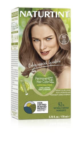 Naturtint Hair Color - Permanent - 6G - Dark Golden Blonde - 5.28 oz Beauty & Personal Care Naturtint