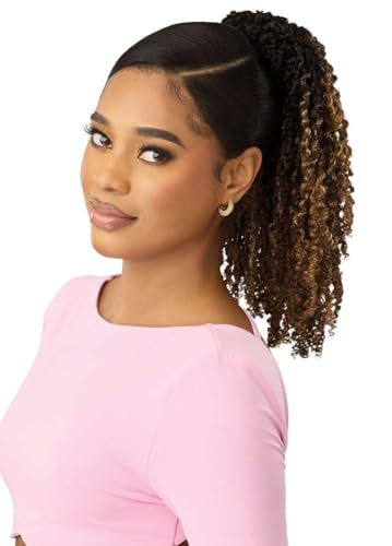 Outre Pretty Quick - Drawstring Pony - Yanki Curl 14" (OFF BLACK 1B)