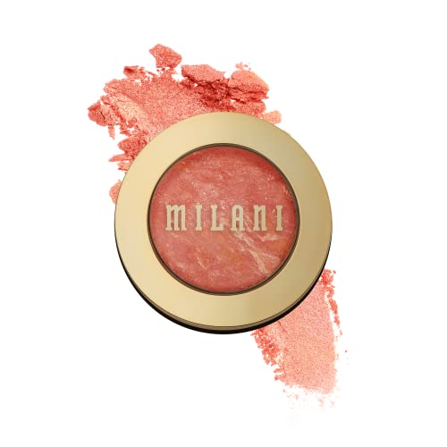 Milani Baked Blush, Powder Blush for Cheeks, Cruelty Free Makeup - Shape, Contour & Highlight Face for a Shimmery or Matte Finish -Corallina Beauty & Personal Care Milani