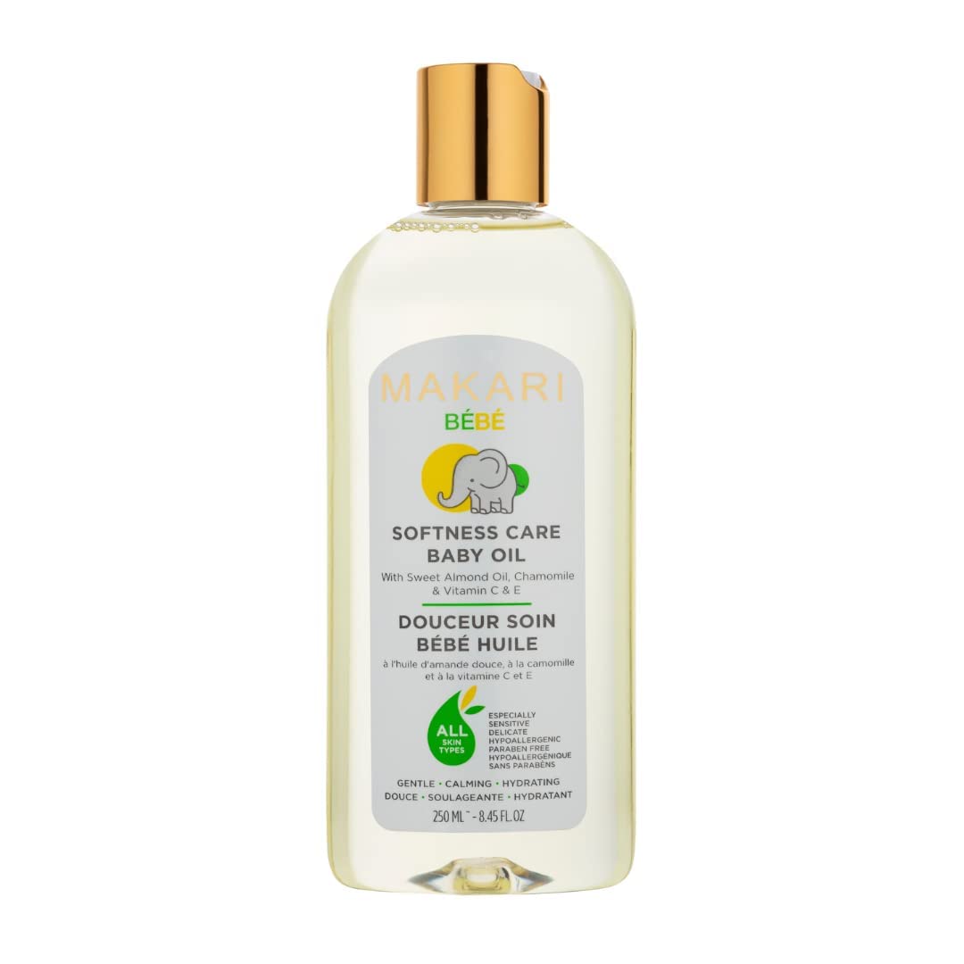 MAKARI Bebe 3-Piece Shower Gift Set - Foaming Gel, Cleansing Milk & Oil - Gentle, Nourishing Bath Routine for Newborn & Up - Hypoallergenic Beauty and Personal Care MAKARI