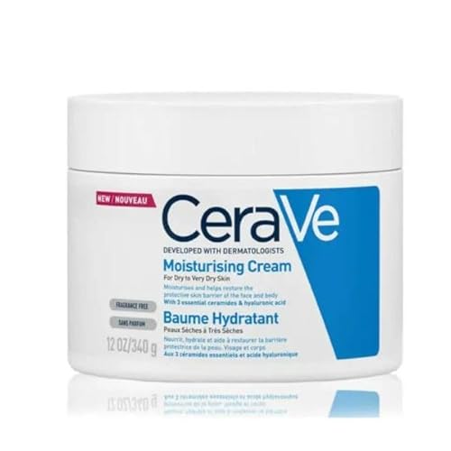CeraVe Moisturizing Cream | 12 oz | Daily Face & Body Moisturizer for Dry Skin Beauty & Personal Care CeraVe