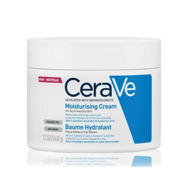 CeraVe Moisturizing Cream | 12 oz | Daily Face & Body Moisturizer for Dry Skin Beauty & Personal Care CeraVe