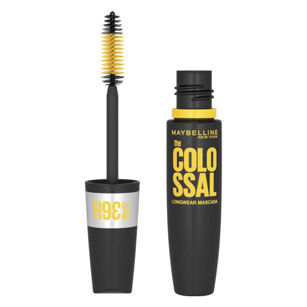Maybelline Volum' Express Colossal Waterproof Mascara Makeup , Very Black, 1 Count