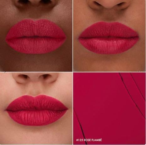 SEPHORA Favorites Cream Lip Stain Liquid Lipstick - 125 Rose Flambe (matte hot pink red) - 5 mL/ 0.6 fl oz Beauty & Personal Care SEPHORA