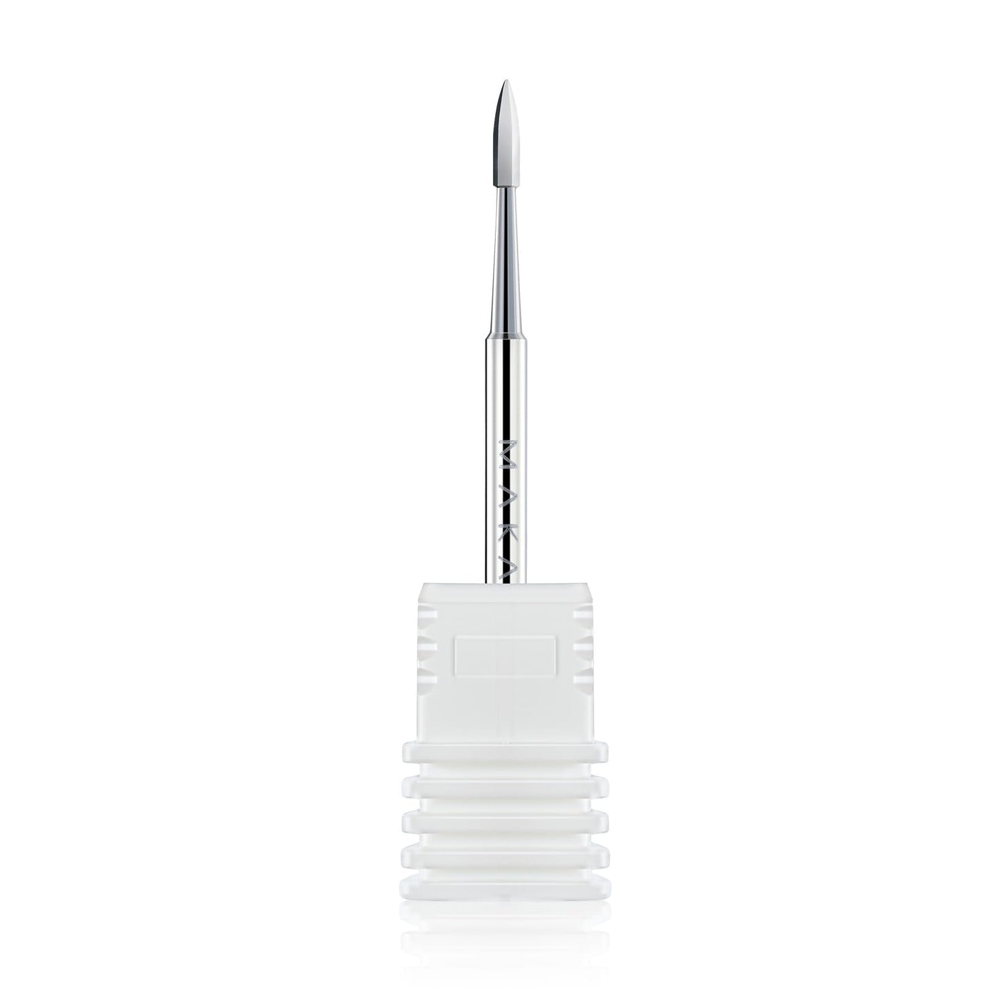 Makartt Flame Cuticle Nail Drill Bit - 3/32" Shank Tungsten Carbide Bit for Nail Drill Machine Professional Shape Bit for Cuticle Cleaning, Smooth Gel Beauty and Personal Care Makartt
