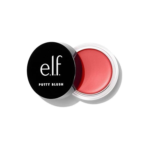 e.l.f. Putty Blush, Creamy & Ultra Pigmented Formula, Infused with Argan Oil & Vitamin E, Tahiti, 0.35 Oz (10g) Beauty & Personal Care e.l.f.