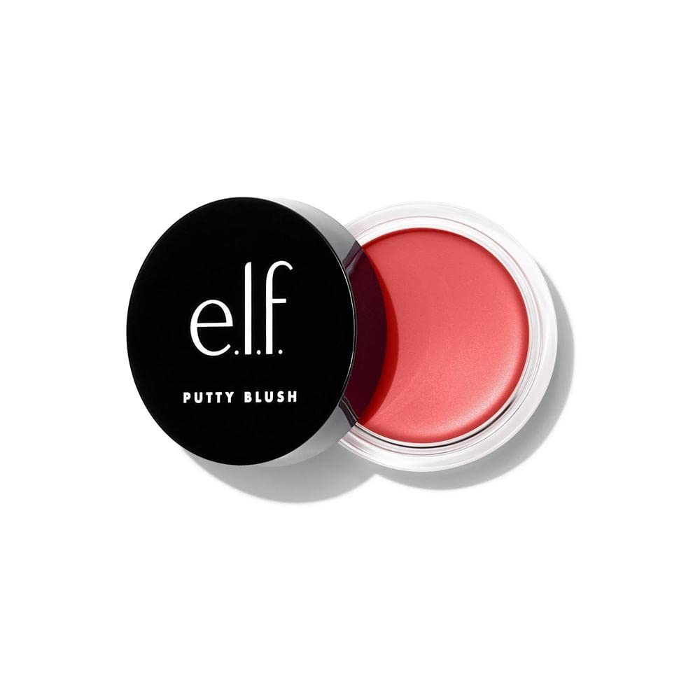 e.l.f. Putty Blush, Creamy & Ultra Pigmented Formula, Infused with Argan Oil & Vitamin E, Tahiti, 0.35 Oz (10g) Beauty & Personal Care e.l.f.
